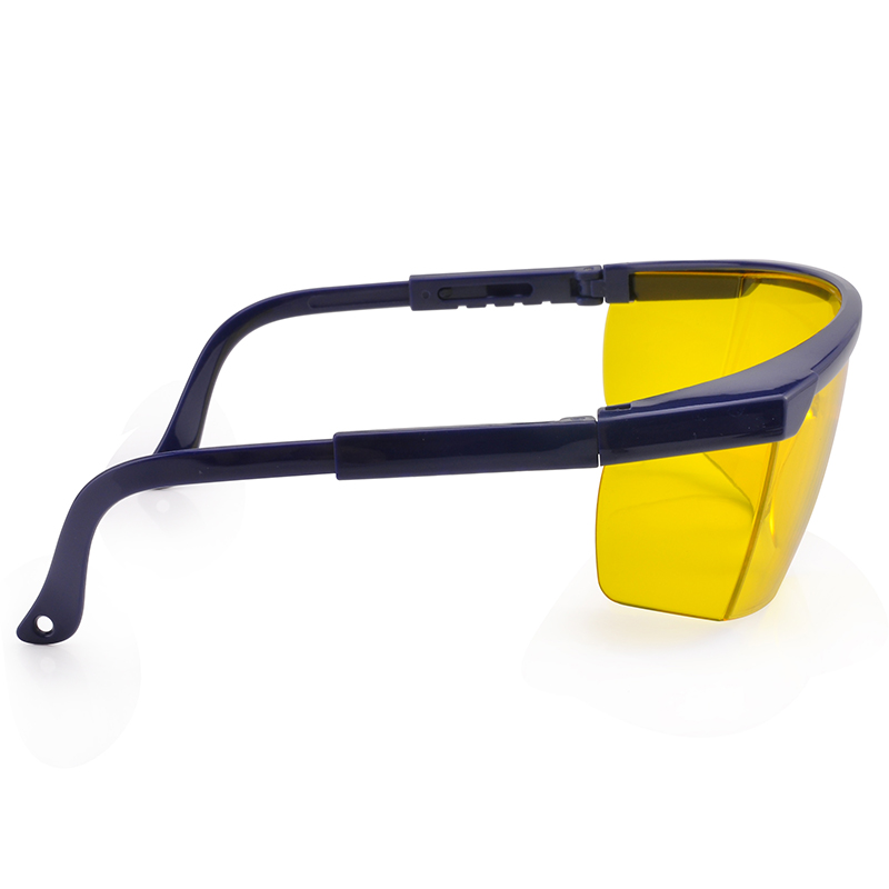Perlindungan Laser Cermin Mata Keselamatan PC KS102 Kuning
