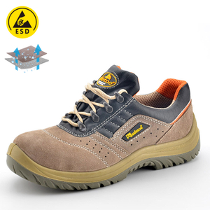 Kasut Keselamatan Musim Panas Kaki Keluli L-7268 Beige